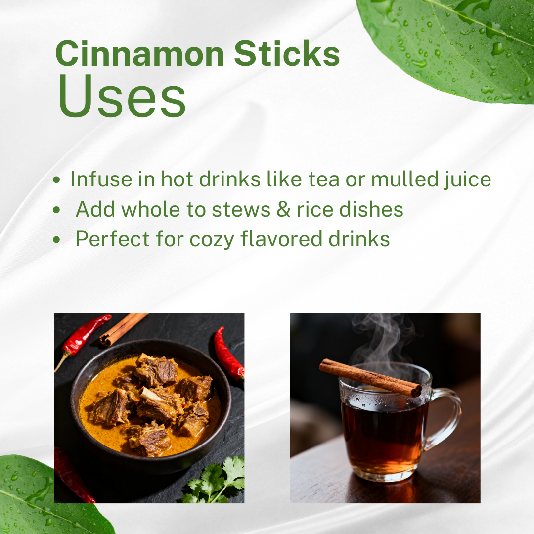 Ceylon Cinnamon Sticks Uses