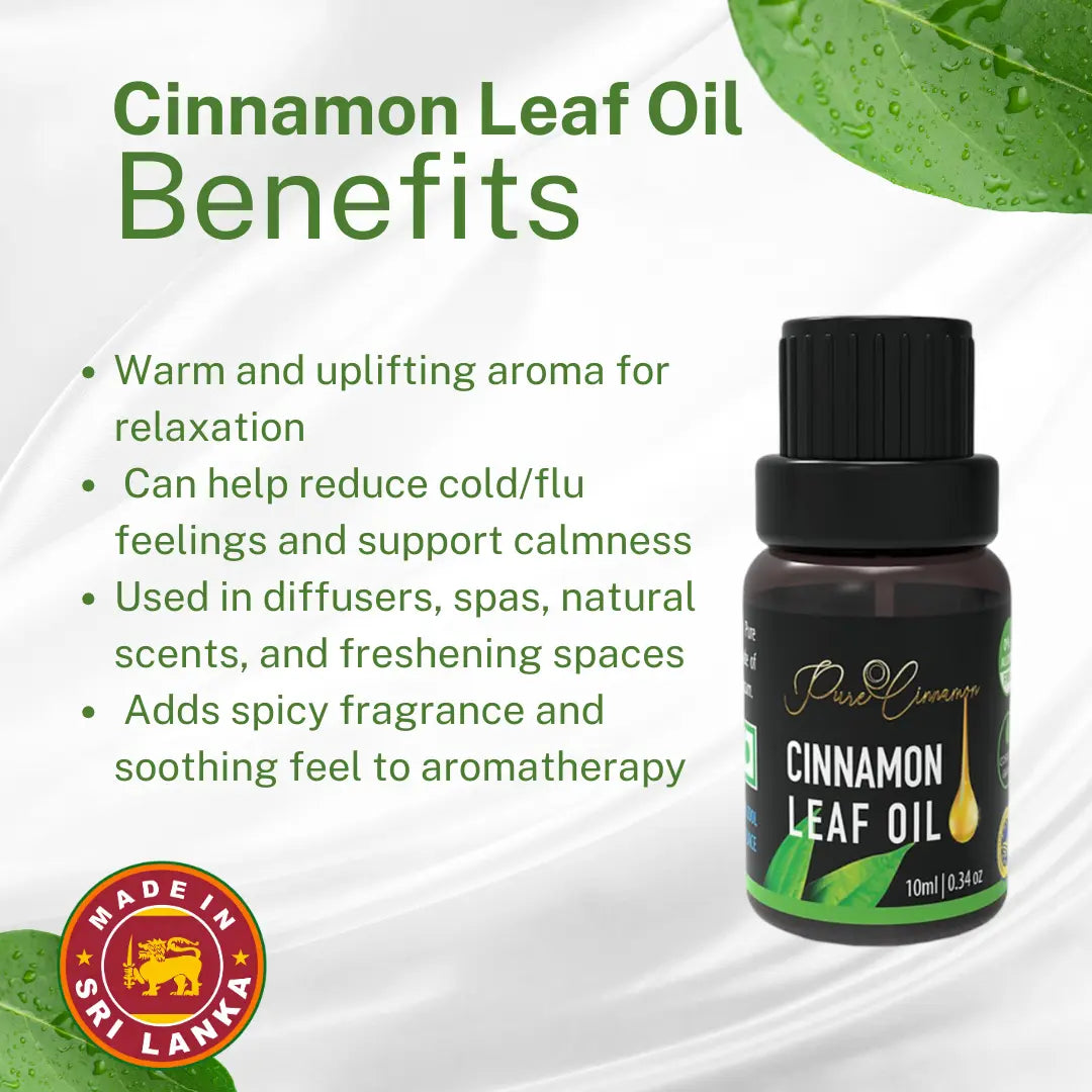 Ceylon Cinnamon Leaf Oil Benefits