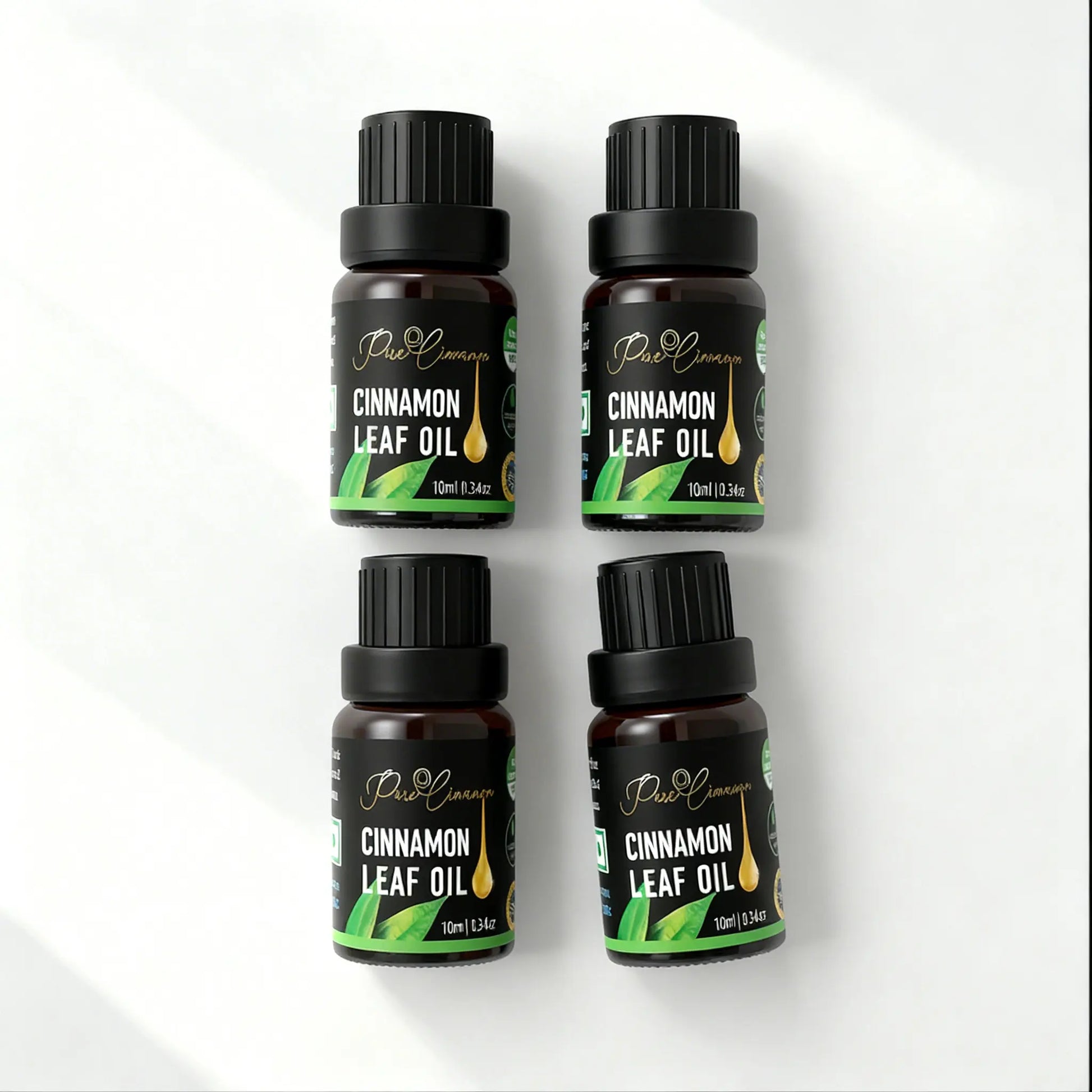 4 bottles of Ceylon Cinnamon Leaf Oil